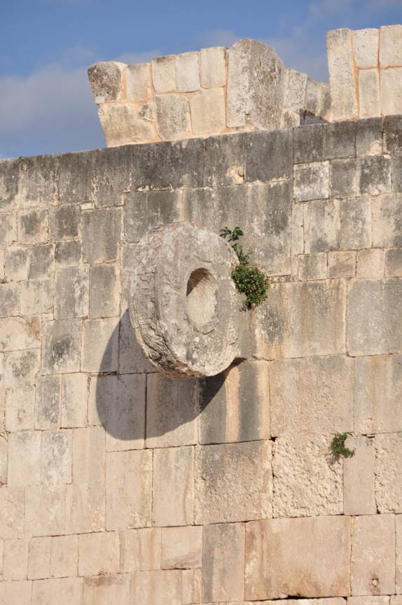 Uma das cestas do Gran Juego de Pelota, em Chichen-Itza, na península do Yucatán, no México